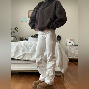 Urban Outfitters White Boot Cut Jeans